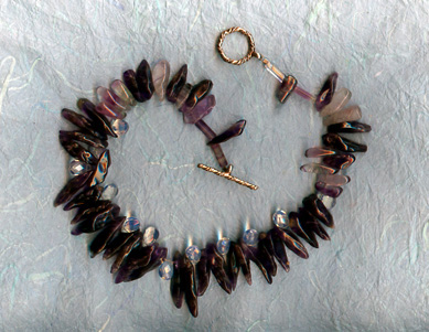 Pointy Amethyst Necklace